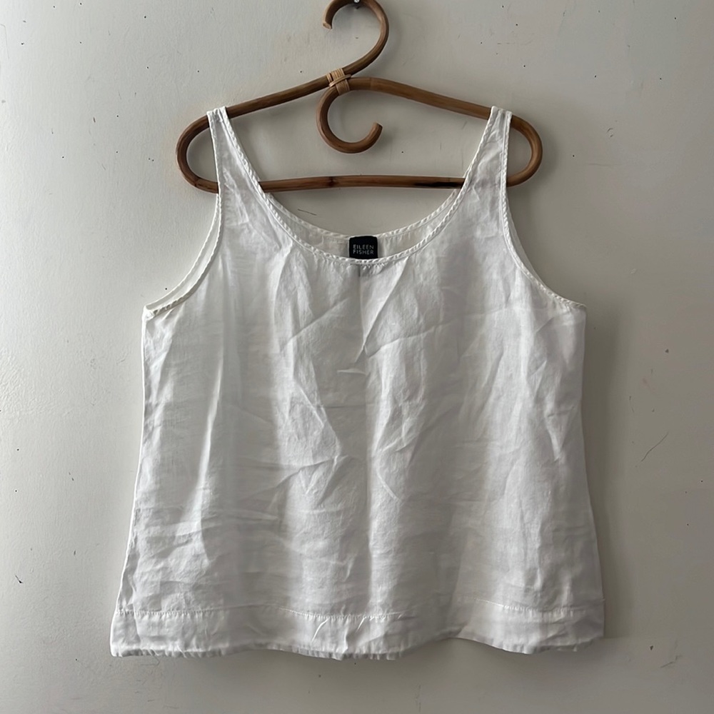 Eileen Fisher Linen Tank Shirt